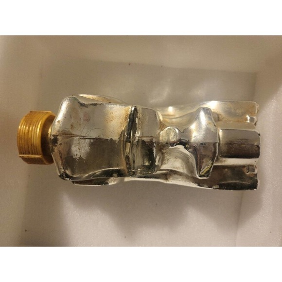 Vintage Avon Touring T Antique Car Bottle Silver After Shave Cologne 6 Oz - Picture 6 of 6